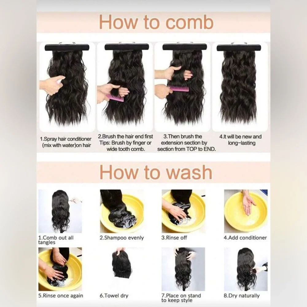 Luxury Halo Clip-In Hair Extensions – Seamless Invisible Wire, Natural Blonde